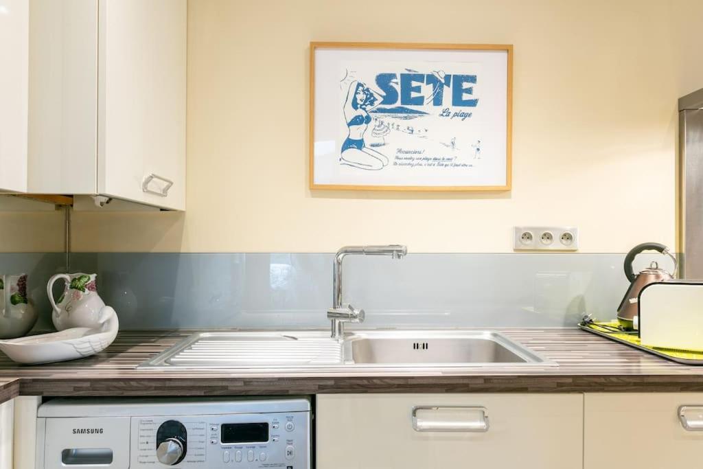 Appartement T4 Centre Ville Sete Tout Confort 3 Chambres Kültér fotó
